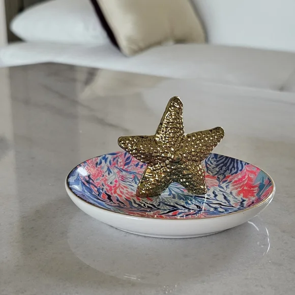 Lilly Pulitzer Starfish Ring Holder New in Box - Picture 1 of 2